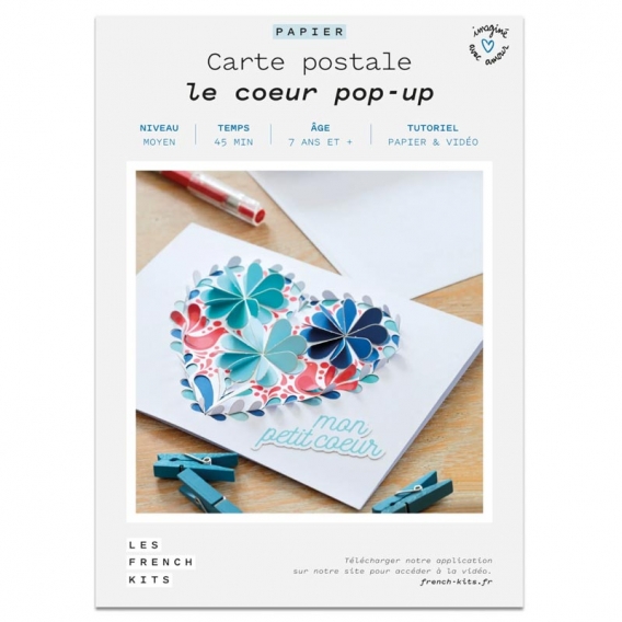 Carte Coeur Pop up @bonjourbibiche