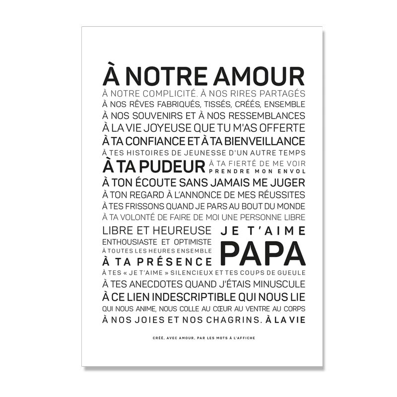 Carte Je T Aime Papa