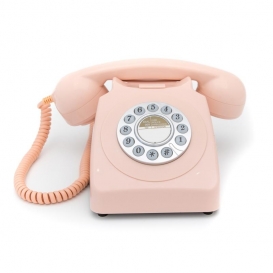 Téléphone vintage rose @bonjourbibiche