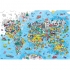 Carte du monde à colorier @bonjourbibiche