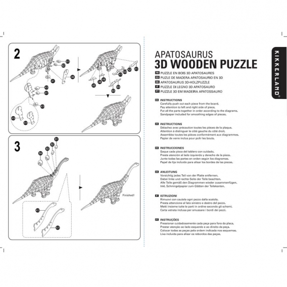 Puzzle Dinosaure 3D @bonjourbibiche