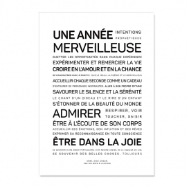 Affiche 18 ans - Les mots à l'affiche