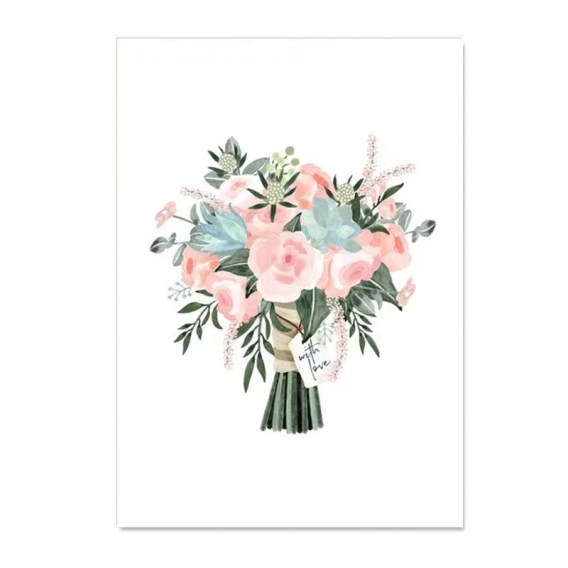 Carte Bouquet de fleurs @bonjourbibiche