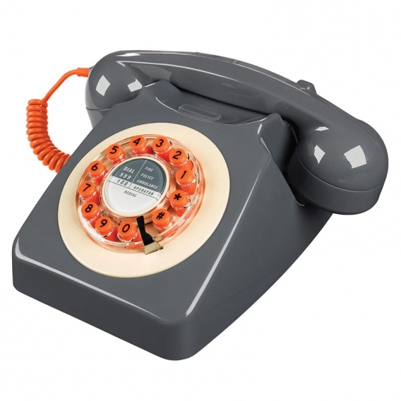 Telephone vintage gris @bonjourbibiche