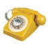 Telephone retro jaune @bonjourbibiche