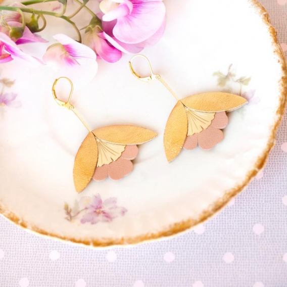 Boucles d'oreilles Ginkgo @bonjourbibiche