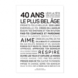 Carte 40ans @bonjourbibiche