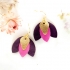 Boucles d'oreilles en cuir @bonjourbibiche