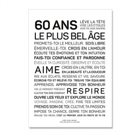 Carte anniversaire 60ans @bonjourbibiche