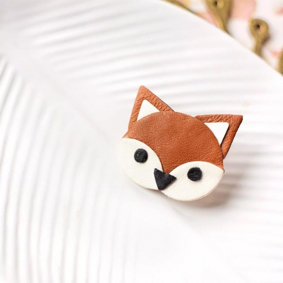 Broche Renard @bonjourbibiche