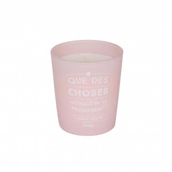 Bougie parfumée rose @bonjourbibiche