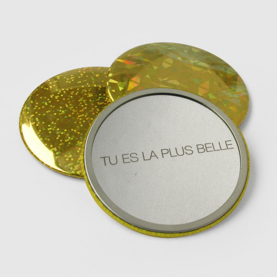 Miroir de poche de luxe @bonjourbibiche