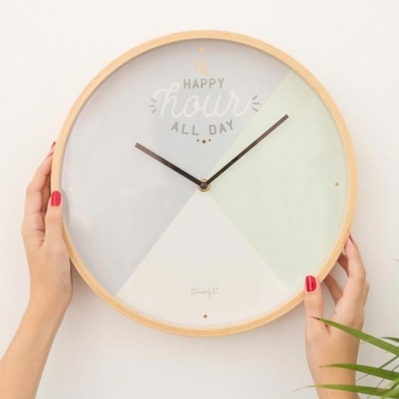 HORLOGE DECO BOIS @bonjourbibiche