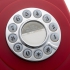 Téléphone rouge vintage