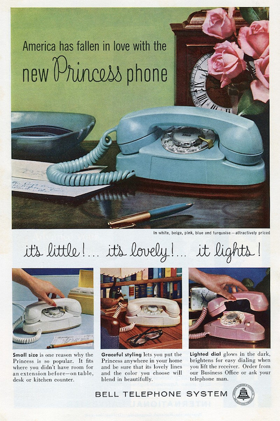 téléphone princess : publicité originale